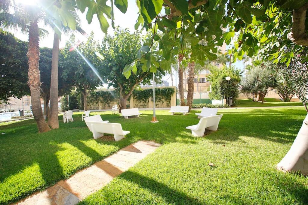In Front Of The Sea With Ac And Pool Apartment Alicante Exterior foto